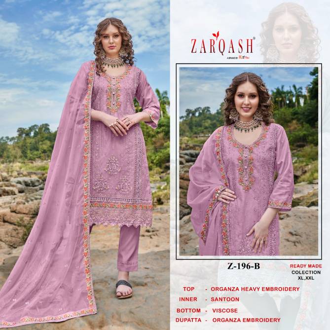Zarqash 316 A To B Organza Heavy Embroidery Pakistani Readymade Suits Wholesale Shop In Surat
